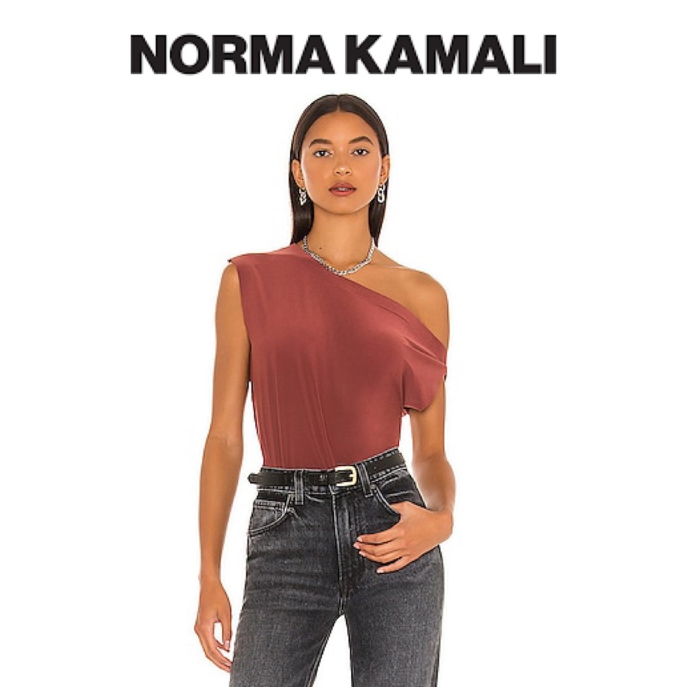 NWOT Norma Kamali Drop-Shoulder Shirt in Copper